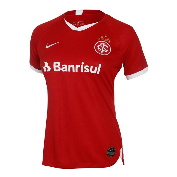 Camiseta Internacional Replica Primera Ropa Mujer 2019/20 Rojo